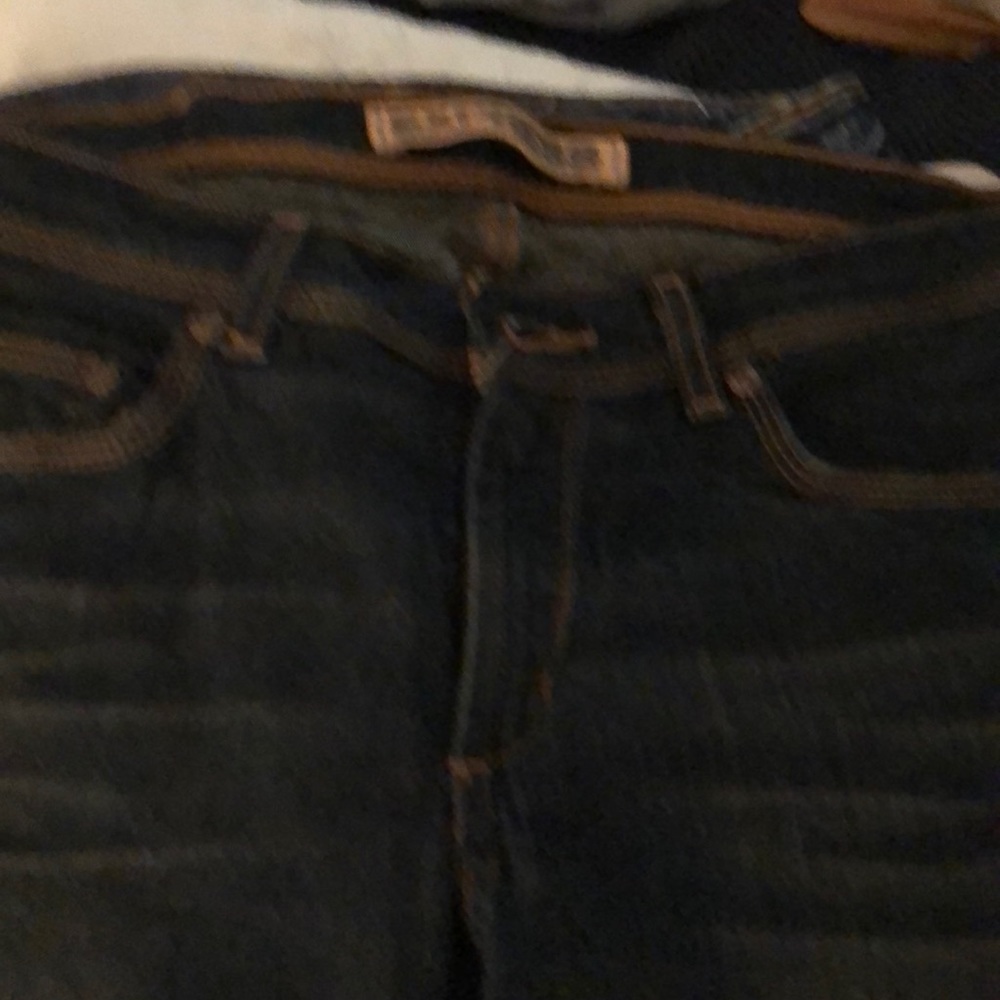 Dark wash express jeans straight leg